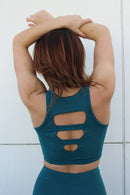 Daria Teal Top