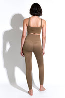 Selina Shiny Rib V-Back 7/8 Legging